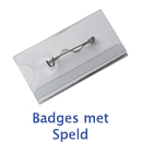 Badges met Speld