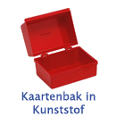 Kaartenbak in Kunststof