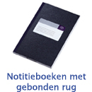 Notitieboeken met gebonden rug