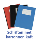 Schriften met kartonnen kaft