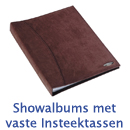 Showalbums met vaste insteektas