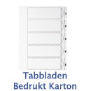 Tabbladen Bedrukt Karton