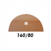 Koppelblad tafel 1/2 rond