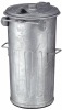 Staalverzinkte Vuilnisbak 90 liter