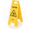 WAARSCHUWINGSBORD WET FLOOR CAUTION 67X28X4CM GEEL