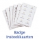 Badge Insteekkaarten