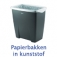 Papierbakken in kunststof