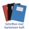 Schriften met kartonnen kaft