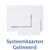 Systeemkaarten gelinieerd