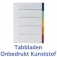 Tabbladen Onbedrukt Kunststof