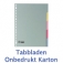 Tabbladen Onbedrukt Karton