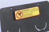 BADGE MET MAGNEET GRIJS
