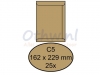 ENVELOP CLEVERMAIL AKTE C5 162X229 80GR 25ST BRUIN