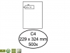 ENVELOP GREEN STAMP AKTE C4 324X229 VL40 100GR WIT