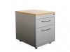 Bureauhoog ladeblok 2 lade 80cm diep