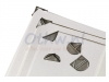 HOEKCLIPS ALUMINIUM ZILVER