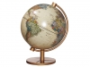 GLOBE 28CM POLITIEK VERLICHT GOUDEN VOET