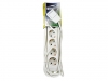 TAFELCONTACTDOOS 6-VOUDIG 5M RANDAARDE+KNOP+BEV