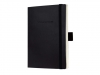 Notitieboek Sigel Conceptum zwart. geruit 93x140 80grs soft