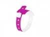 Evenementenbandjes Sigel paars, PE, 260x26mm, incl. et iketten