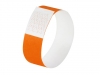 Evenementenbandjes Sigel neon oranje, super soft, 255x25mm