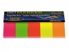 Indexeringsstrookjes 100x50 neon 5 kleuren assorti