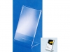 Info/prijsstandaard Sigel A7 transp.acryl, doos a 10 stuks