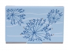 Visitekaartetui Sigel Diamond, blauw met 6