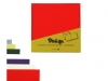 DUBBELE KAART PAPYRUS DESIGN 105X148 IVOORWIT