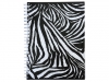 NOTITIEBOEK COLOURMIX LIJN PP MIRROR 120BLZ ZW/WT