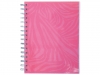 NOTITIEBOEK COLOURMIX LIJN PP MIRROR 120BLZ ROZE
