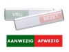 INFOBORD AANWEZIG/AFWEZIG 125X30MM