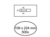 ENVELOP HERMES BANKGIRO 109X224 VL 80GR WIT