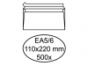 ENVELOP GREEN STAMP BANK EA5/6 110X220 90GR STRIP WT