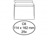ENVELOP GREEN STAMP BANK C6 114X162 90GR STRIP WT
