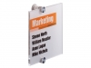 DEURBORDJE DURABLE CRYSTAL SIGN 4822 148X148MM