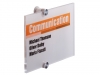 DEURBORDJE DURABLE CRYSTAL SIGN 4823 210X148MM