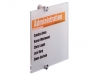 DEURBORDJE DURABLE CRYSTAL SIGN 4824 210X210MM
