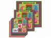 VOUWKARTONS VIERKANT 12X12CM 105GRAM ASSORTI
