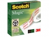 PLAKBAND 3M SCOTCH 810 19MMX20M MAGIC BEDRUKT MET  URGENT