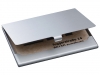 VISITEKAARTETUI SIGEL VOOR KRT 90X58MM MAT ZILVER
