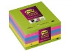 MEMOBLOK 3M POST-IT 675 SUPER STICKY RAINBOW LIJN