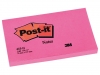 MEMOBLOK 3M POST-IT N655 76X127MM NEON ROZE