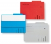 Souffletmap met tab: rood: Secolor (13)