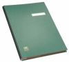 Vloeiboek ELBA geplakt, groen.