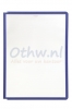SHERPA Zichtpanelen met profiellijst voor DIN A4 formaat blauw/violet