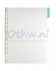 ZICHTPANEEL A4 STAAND GROEN