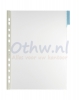 ZICHTPANEEL A4 STAAND BLAUW