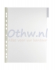 ZICHTPANEEL A4 STAAND TRANSPARANT