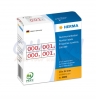 Nummer etiketten Herma 4886 dubbel zelfklevend 10x22 mm opdruk rood, 0-999
